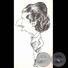 MARGARET TATCHER - Caricatura de Botti - Año 1992